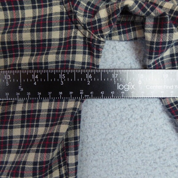 Ralph Lauren Denim & Supply Shirt Womens Small Black Tan Flannel RL Tomboy - Picture 4 of 7